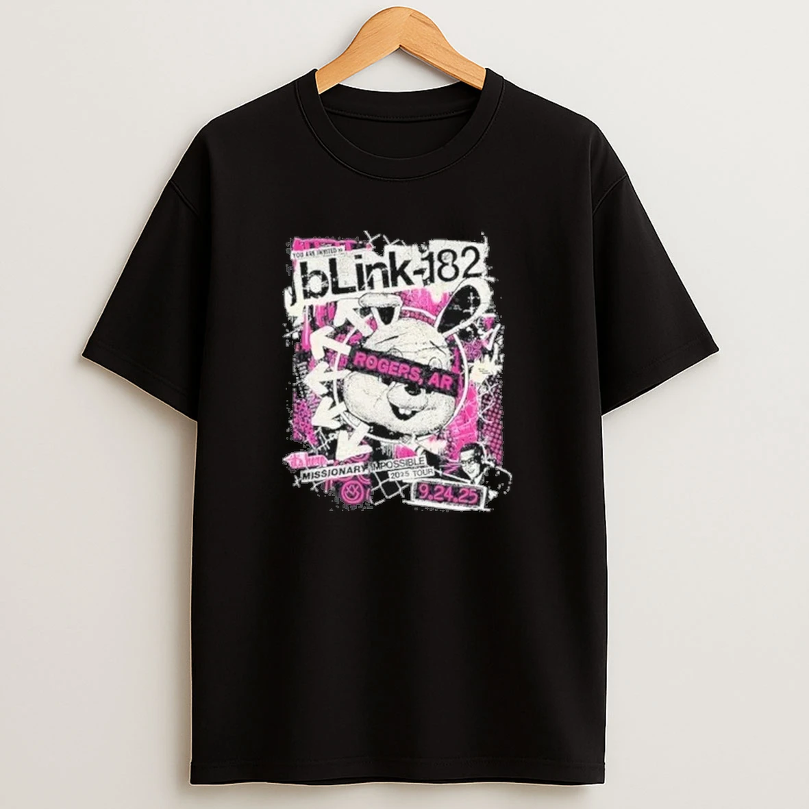 Blink 182 Sep 24 2025 Walmart Amp In Rogers Ar Concert Shirts