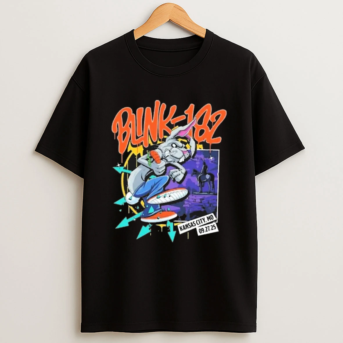 Blink 182 T Mobile Center In Kansas City Mo On September 27 2025 Painting Shirts