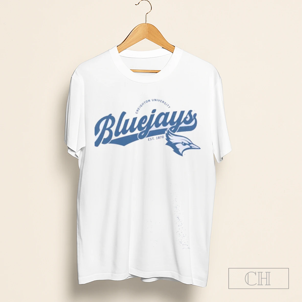 Bluejays Script Creighton University Logo Shirt