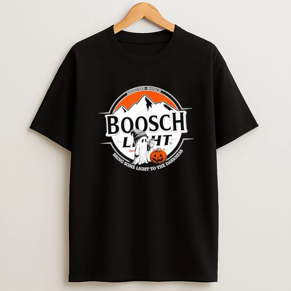 Boosch Light Ghost Beer Halloween Boo Ghost Drinking Spooky Season Shirts