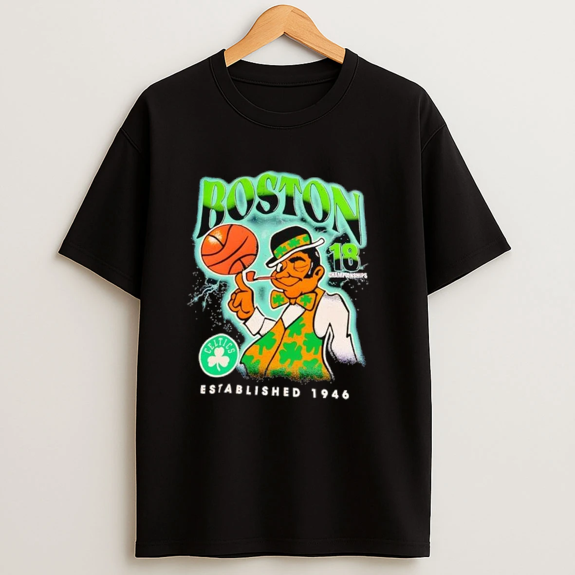 Boston Celtics Mitchell Ness Nba Shot Clock Boston Celtics Shirts