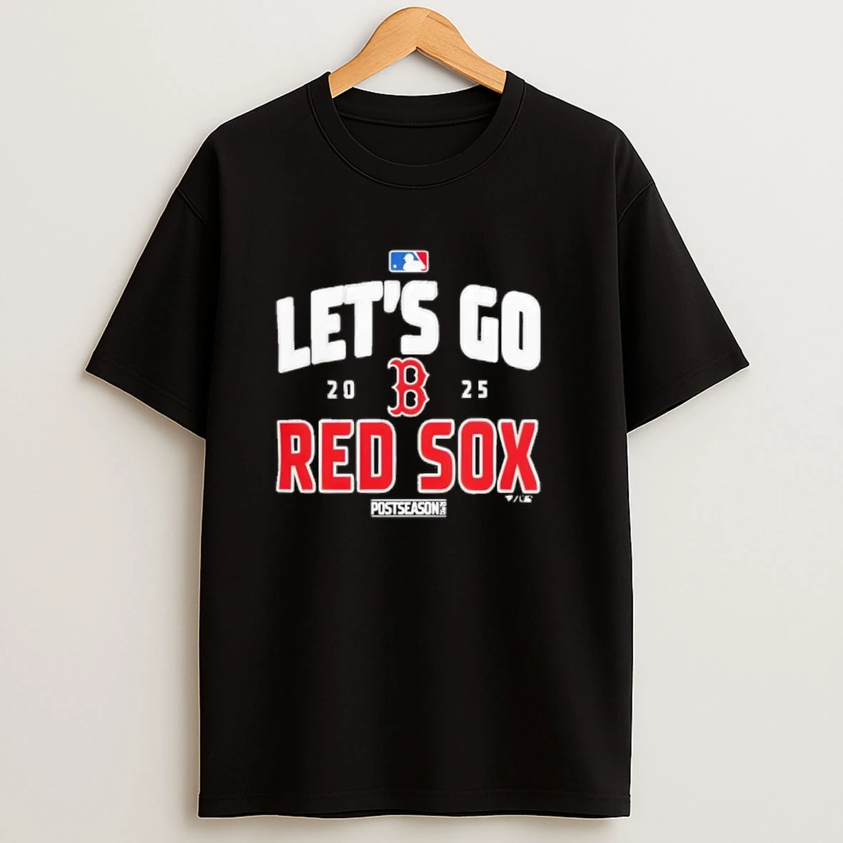 Boston Red Sox Baseball 2025 Postseason Lets Go Team Shirts