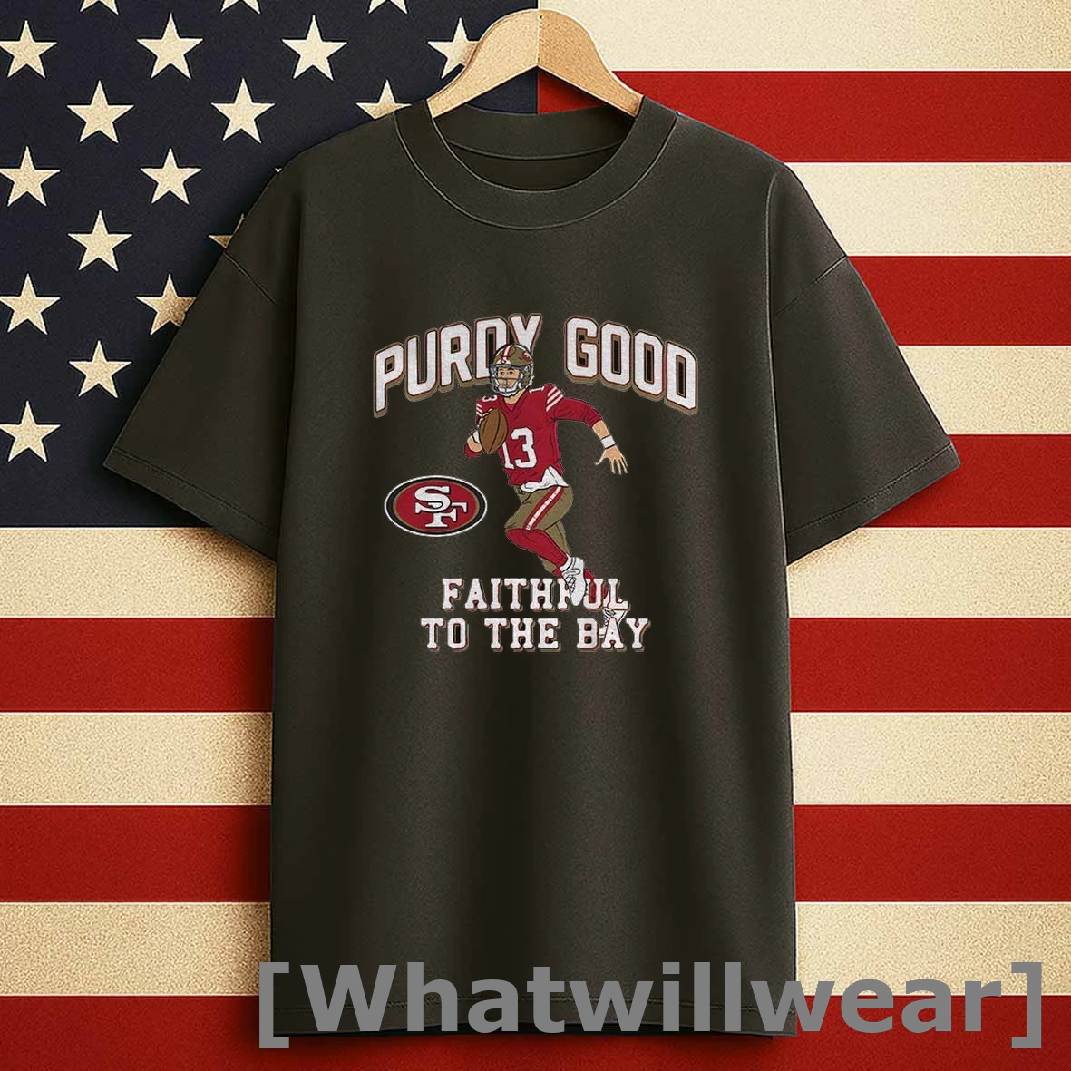 Brock Purdy San Francisco 49ers Football Player Faithful To The Bay Shirts