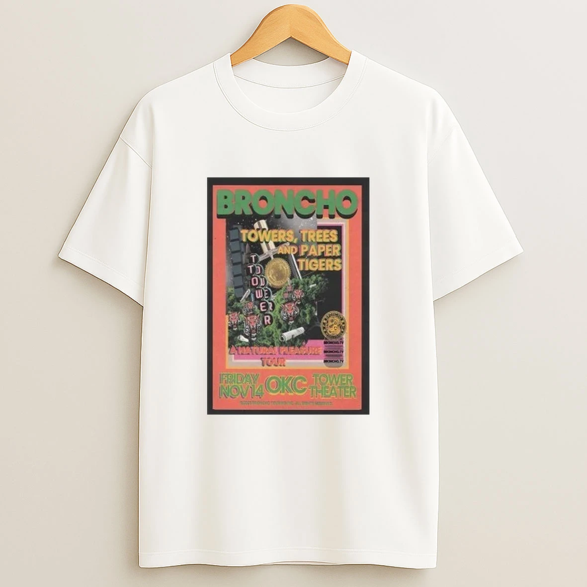 Broncho At Tower Theatre On Nov 14 2025 Shirts