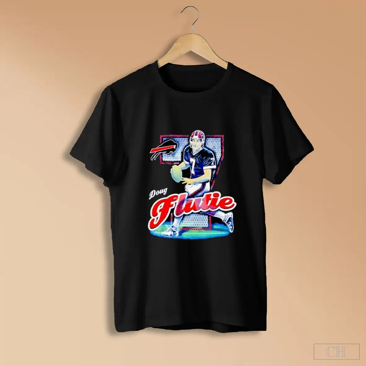 Buffalo Bills Doug Flutie Number 7 Player S Black Shirts