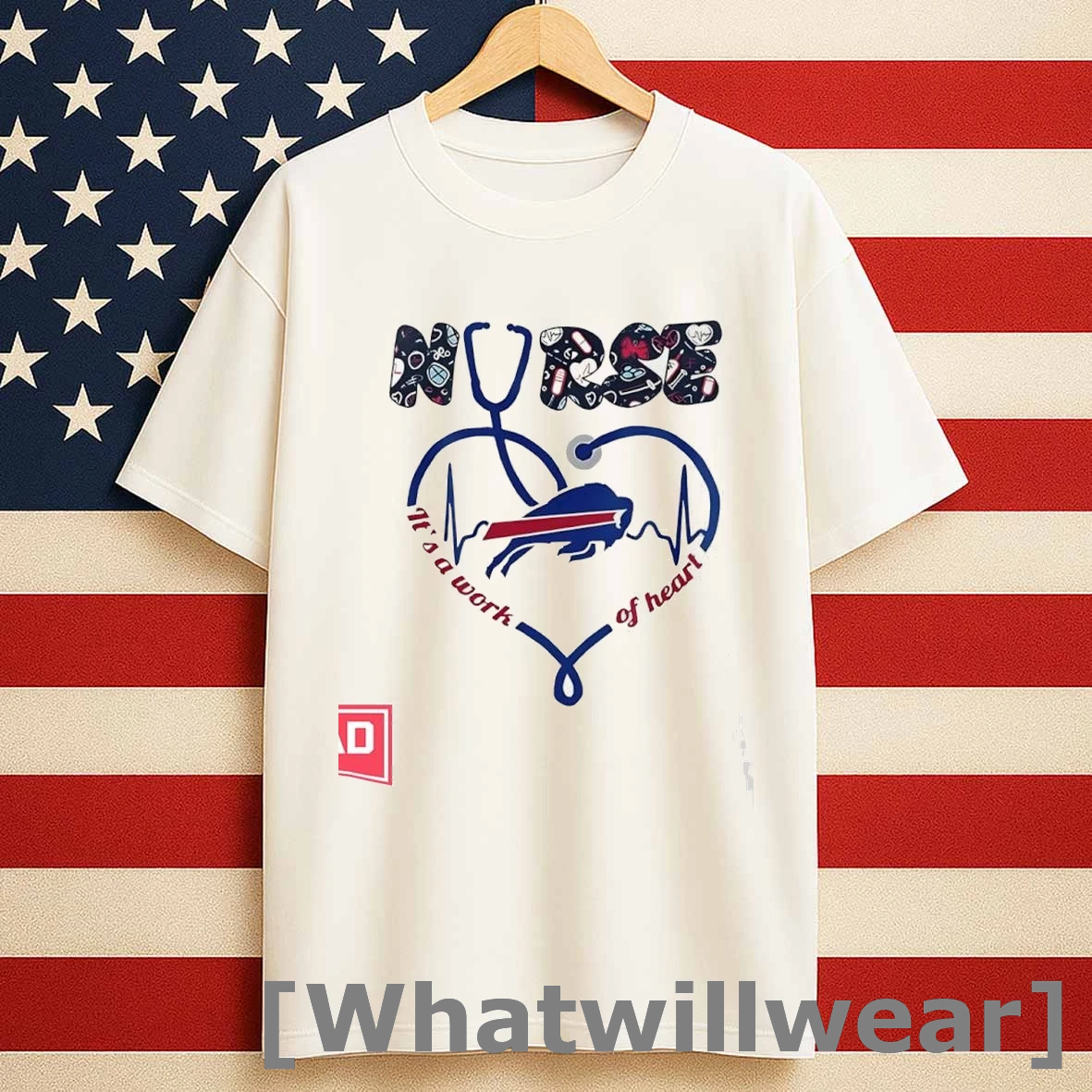 Buffalo Bills Bundle Nurse Its A Work Of Heart Logo Shirts