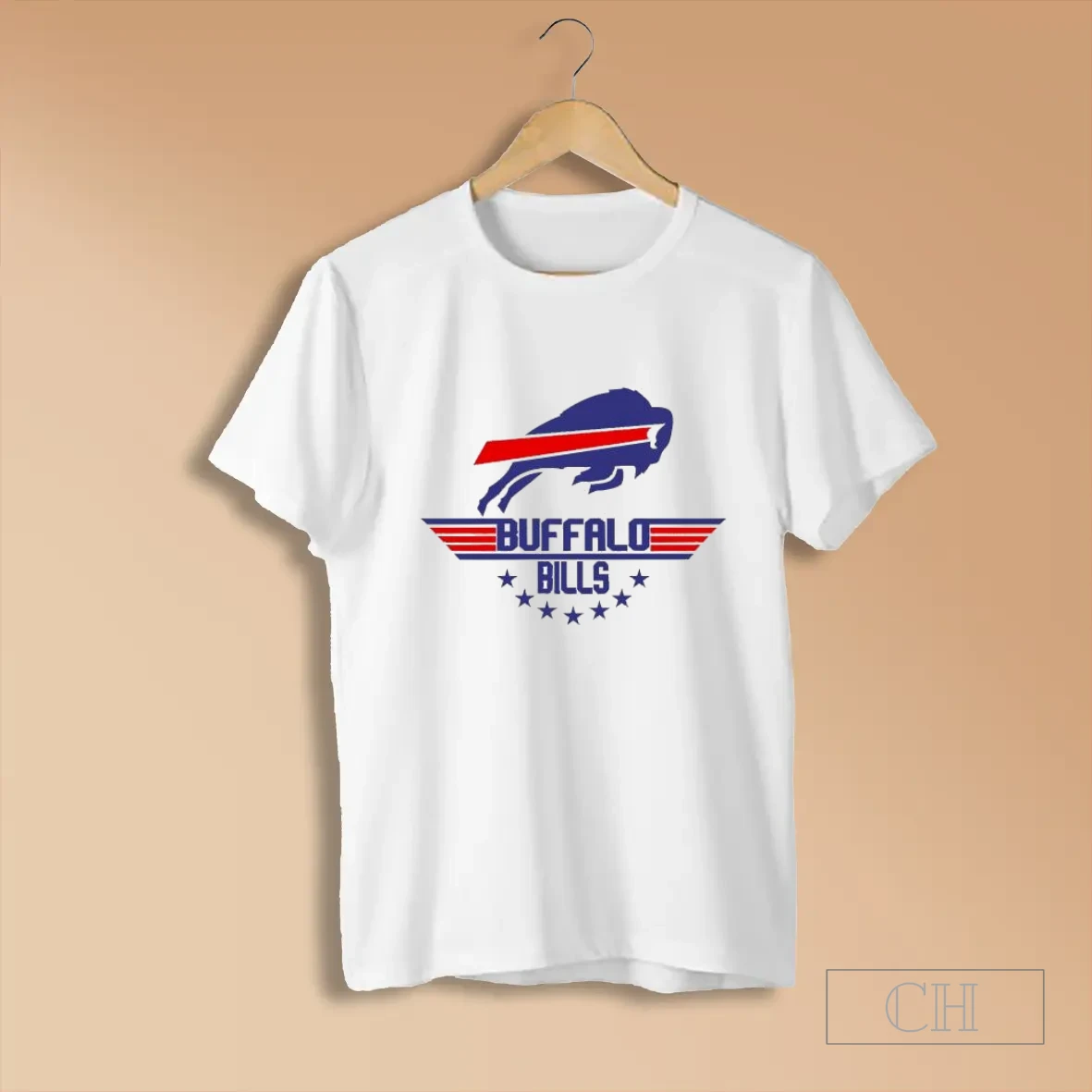 Buffalo Bills Seven Star Legend Logo T Shirts