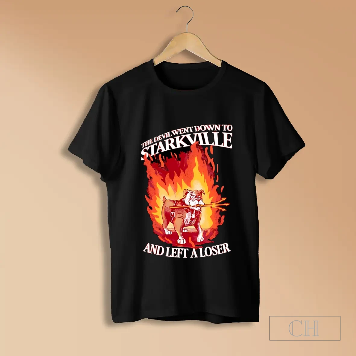 Bully The Devil Went Down To Starkville And Left A Loser Mississippi State Bulldogs Shirts