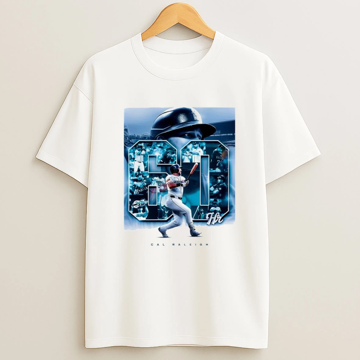 Cal Raleigh Mariners Reach 60 Home Runs Shirts