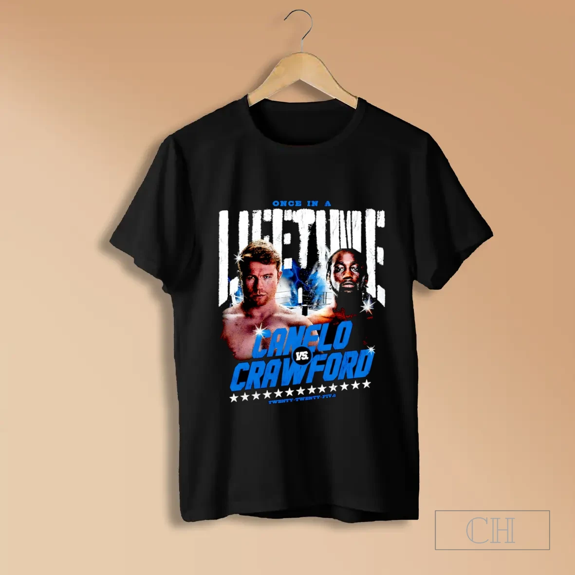 Canelo Vs Crawford Once In A Lifetime Twenty Twenty Five Shirts