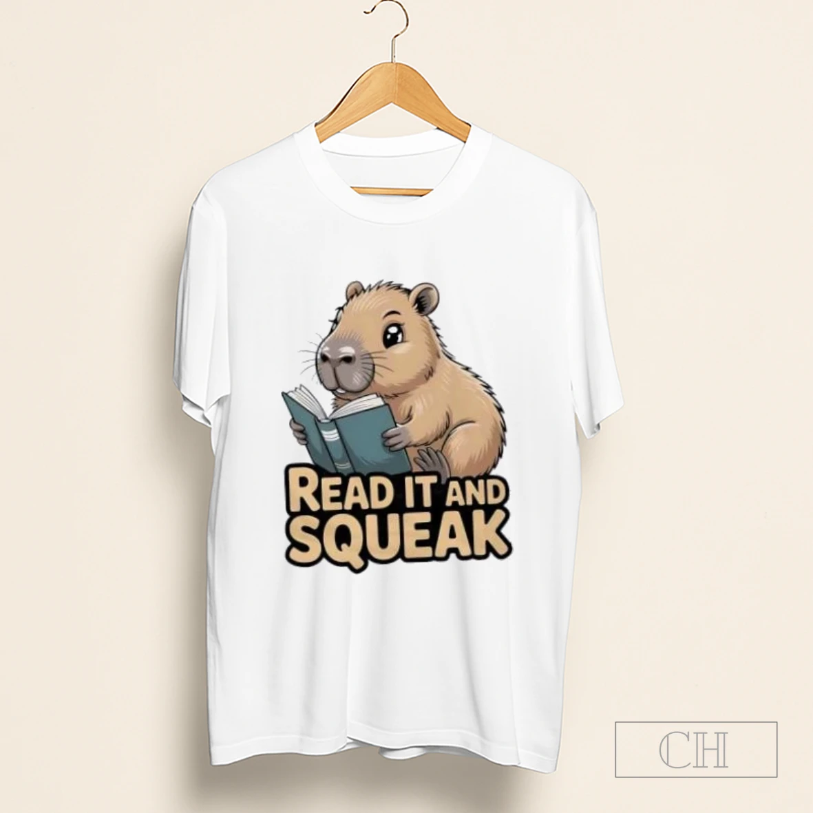 Capybara Read And Squeak Shirt