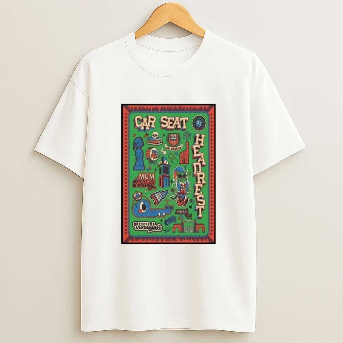 Car Seat Headrest Boston Ma Sep 27 2025 Shirts