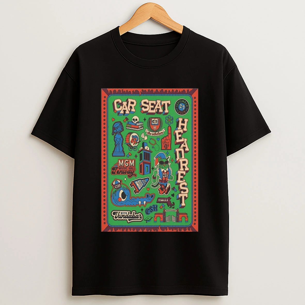 Car Seat Headrest Music Hall At Fenway In Boston Ma September 2025 Shirts