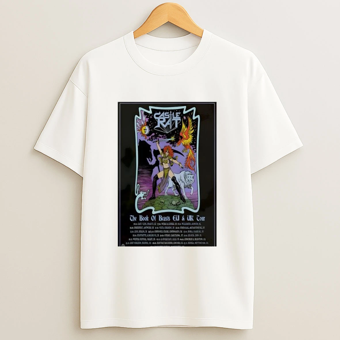 Castle Rat The Book Of Beasts 2025 Europe Uk Tour Shirts