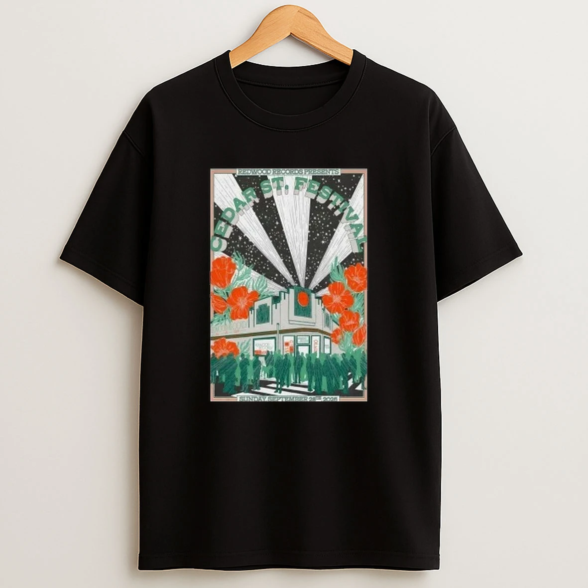 Cedar Street Festival 9 28 2025 Santa Cruz Ca Shirts