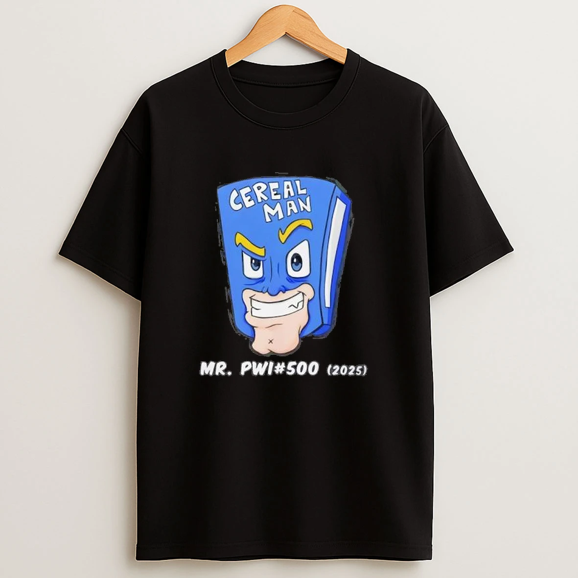 Cereal Man Pro Wrestling Illustrated Logo Shirts
