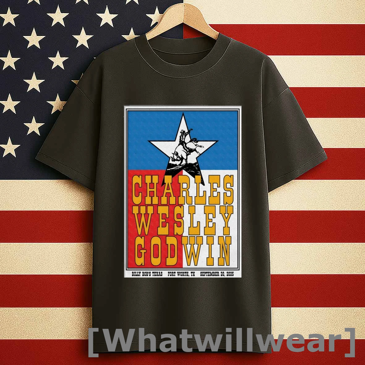 Charles Wesley Godwin September 20 2025 Billy Bobs Texas In Fort Worth Tx Shirts