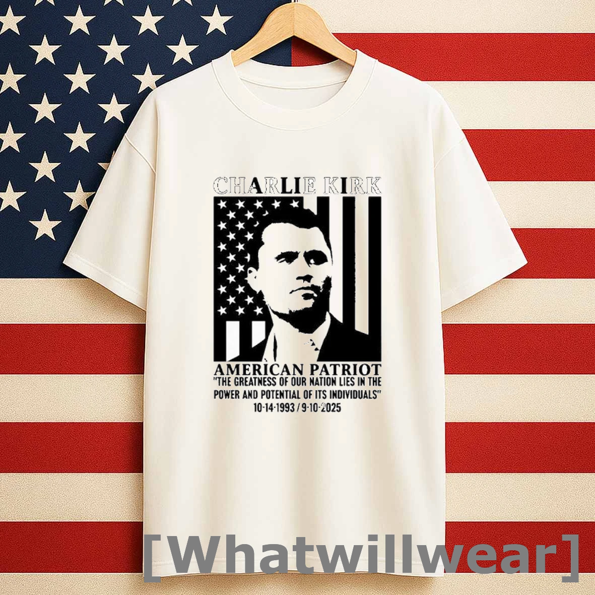Charlie Kirk American Patriot 1993 2025 Shirts