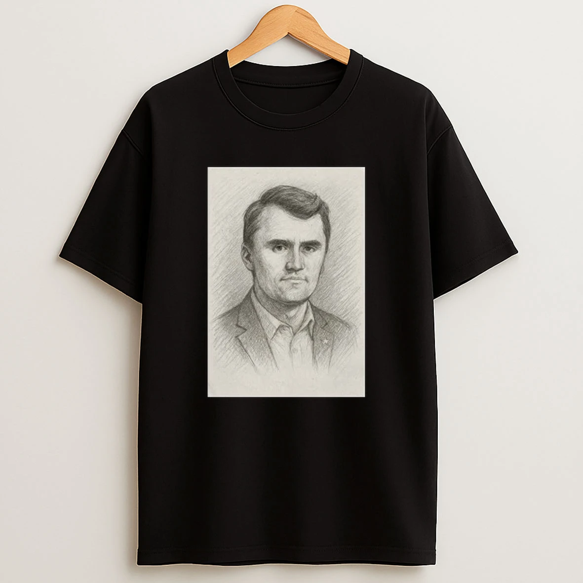 Charlie Kirk Memorial Sketch Art 2025 Shirts