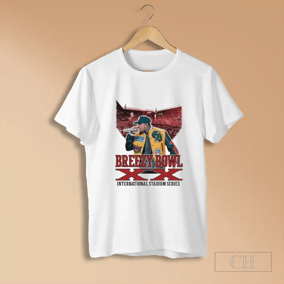 Chris Brown Breezy Bowl Xx International Stadium Series 2025 T Shirt