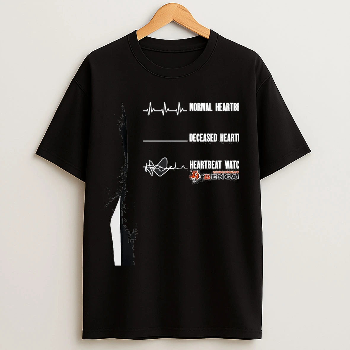 Cincinnati Bengals Normal Heartbeat Deceased Heartbeat Heartbeat Watching Shirts