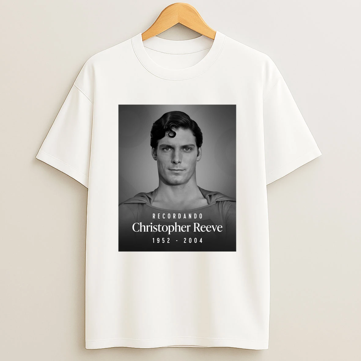 Claro Recordando Christopher Reeve Actor Hollywood Superman 1952 2004 Shirts