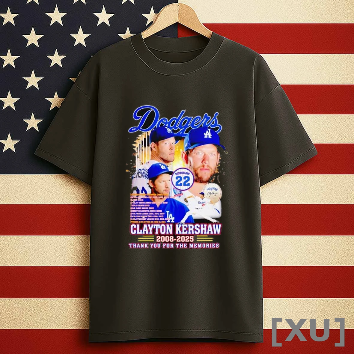 Clayton Kershaw La Dodgers 2008 2025 Thank You For The Memories Shirts