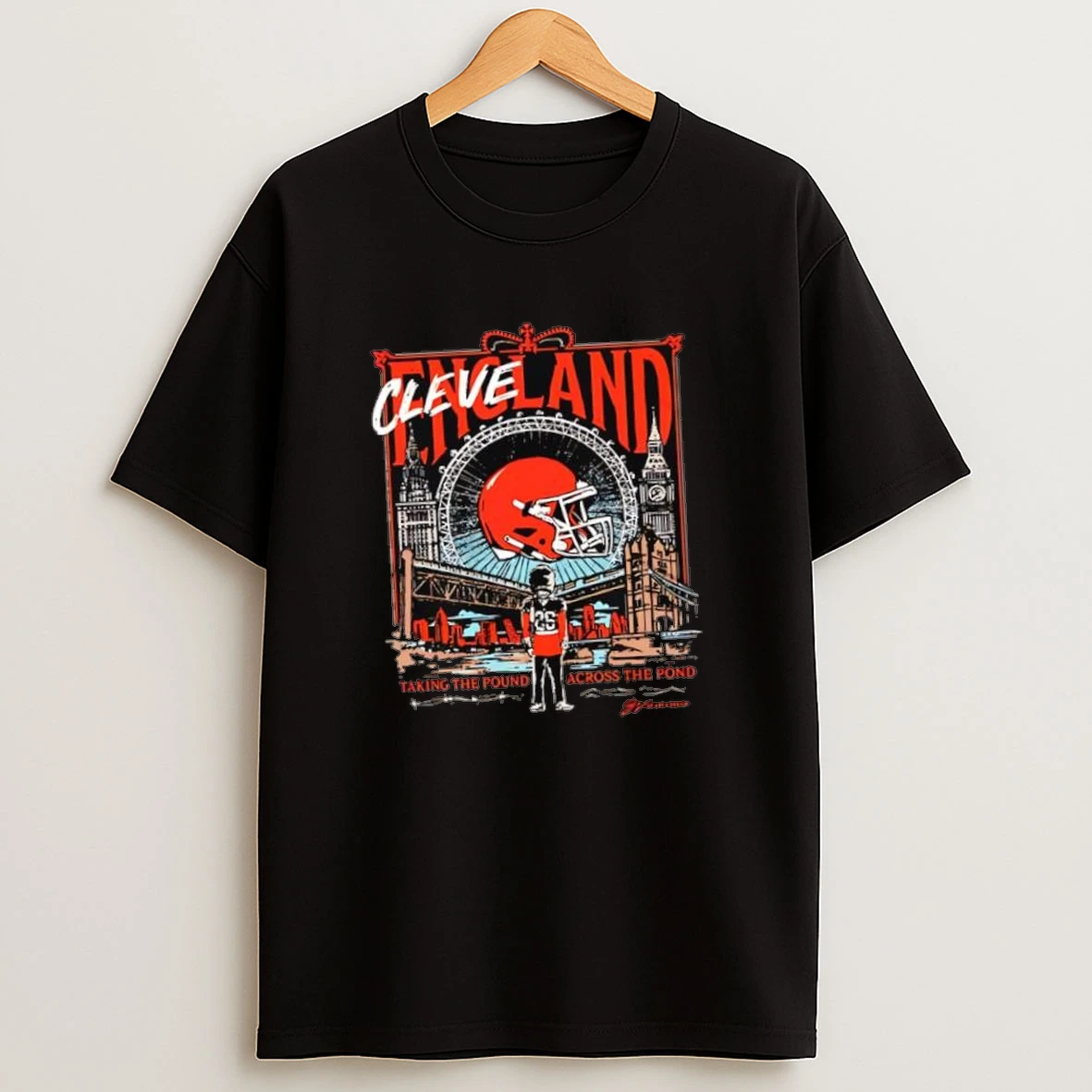 Cleveland Browns Football Taking The Pound Across The Pond Shirts