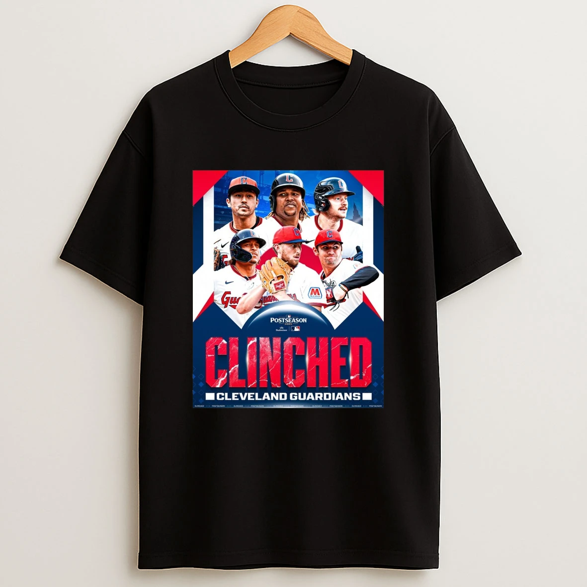 Cleveland Guardians 2025 Mlb Postseason Clinched Cleveland Rocks Shirts