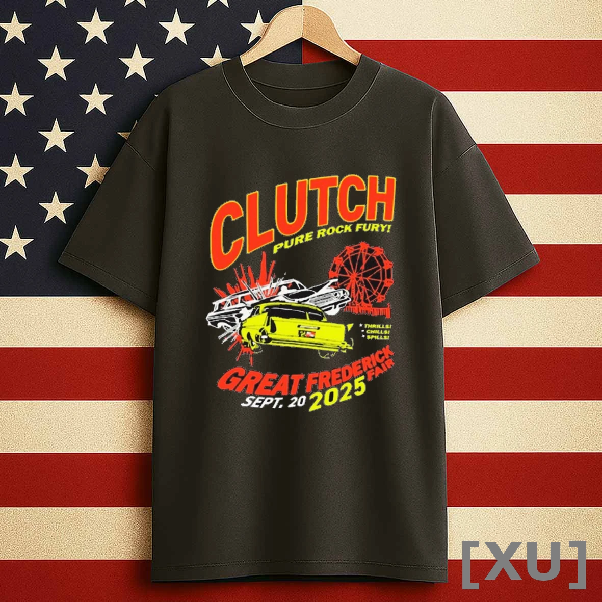 Clutch Pure Rock Fury The Great Frederick Fair September 20 2025 Shirts