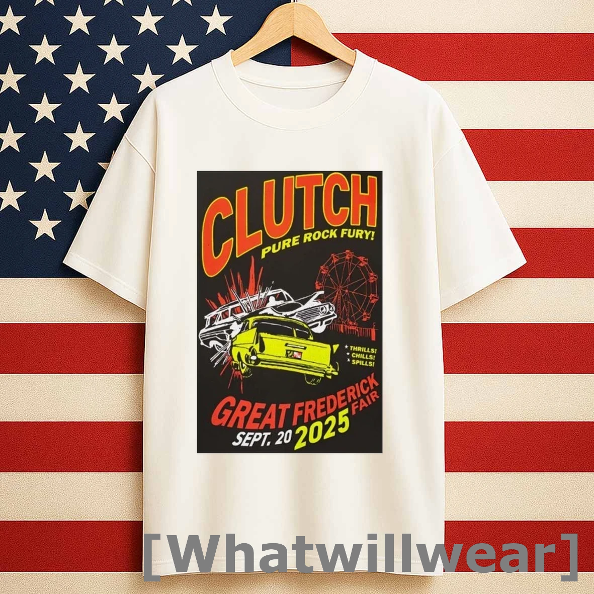 Clutch Sep 20 2025 The Grandstand At The Great Frederick Fair In Frederick Md Shirts