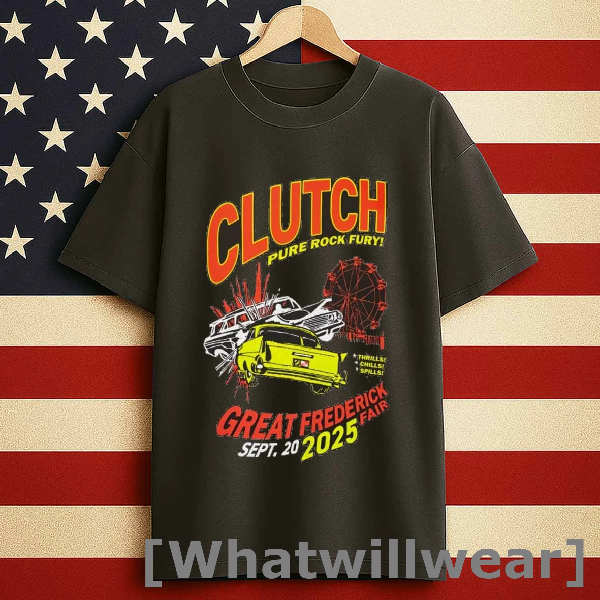 Clutch The Grandstand At The Great Frederick Fair In Frederick Md Sep 20 2025 Shirts