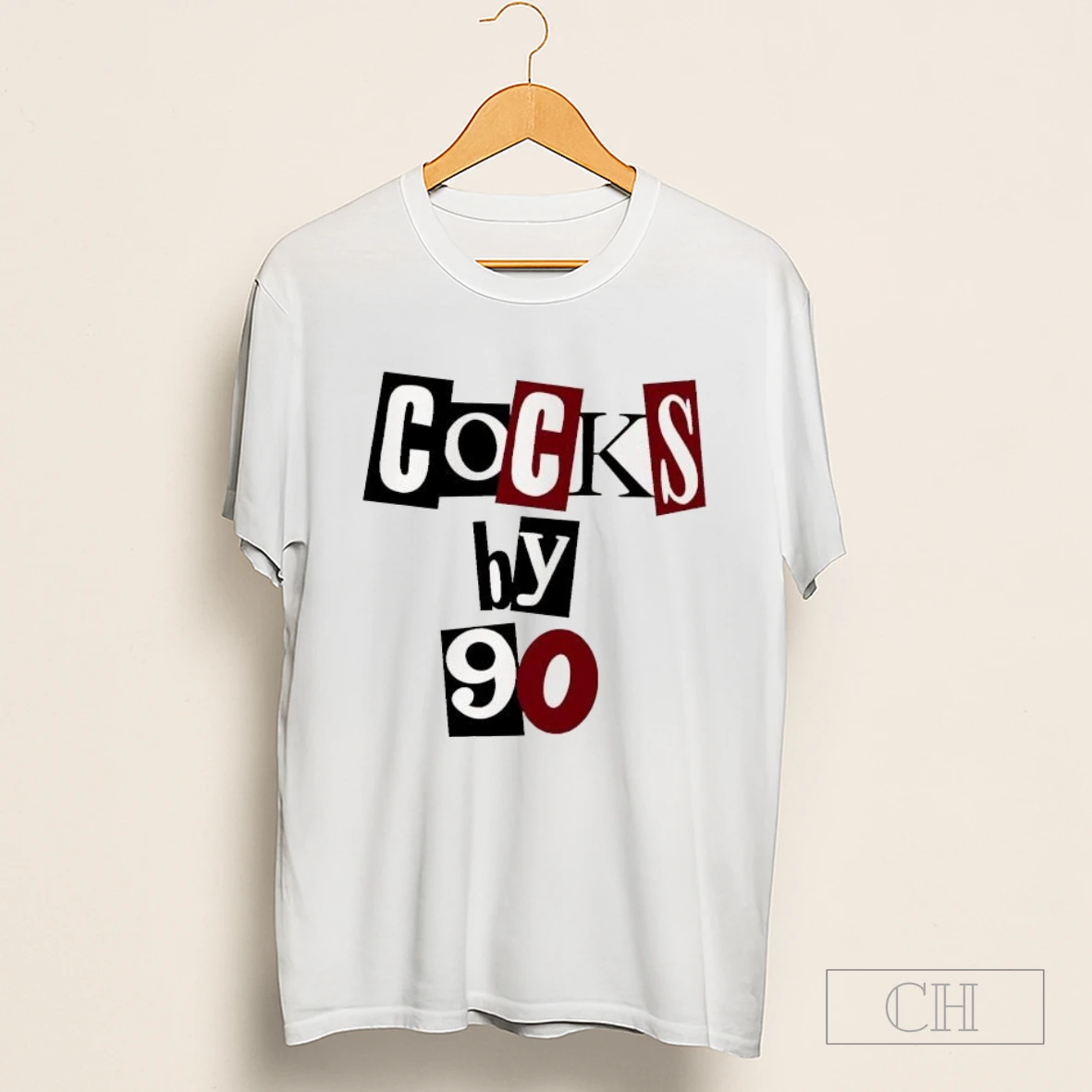 Cocks By 90 Bold Playful Graphic Statement Shirt