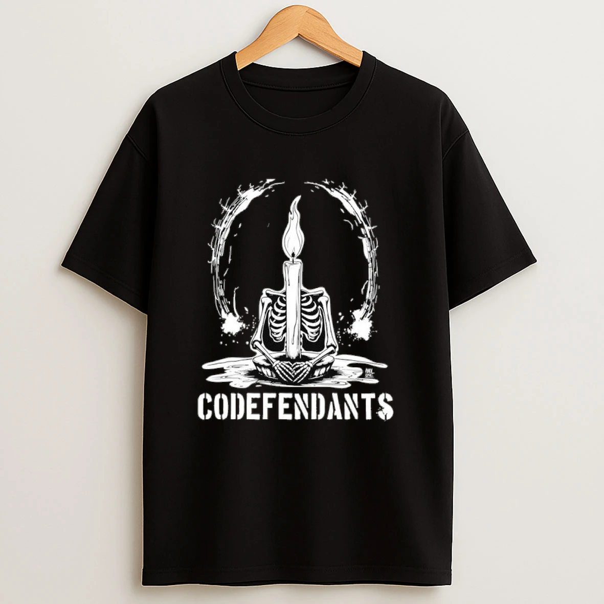 Codefendants Band Logo What Are We Doing This For Song Shirts