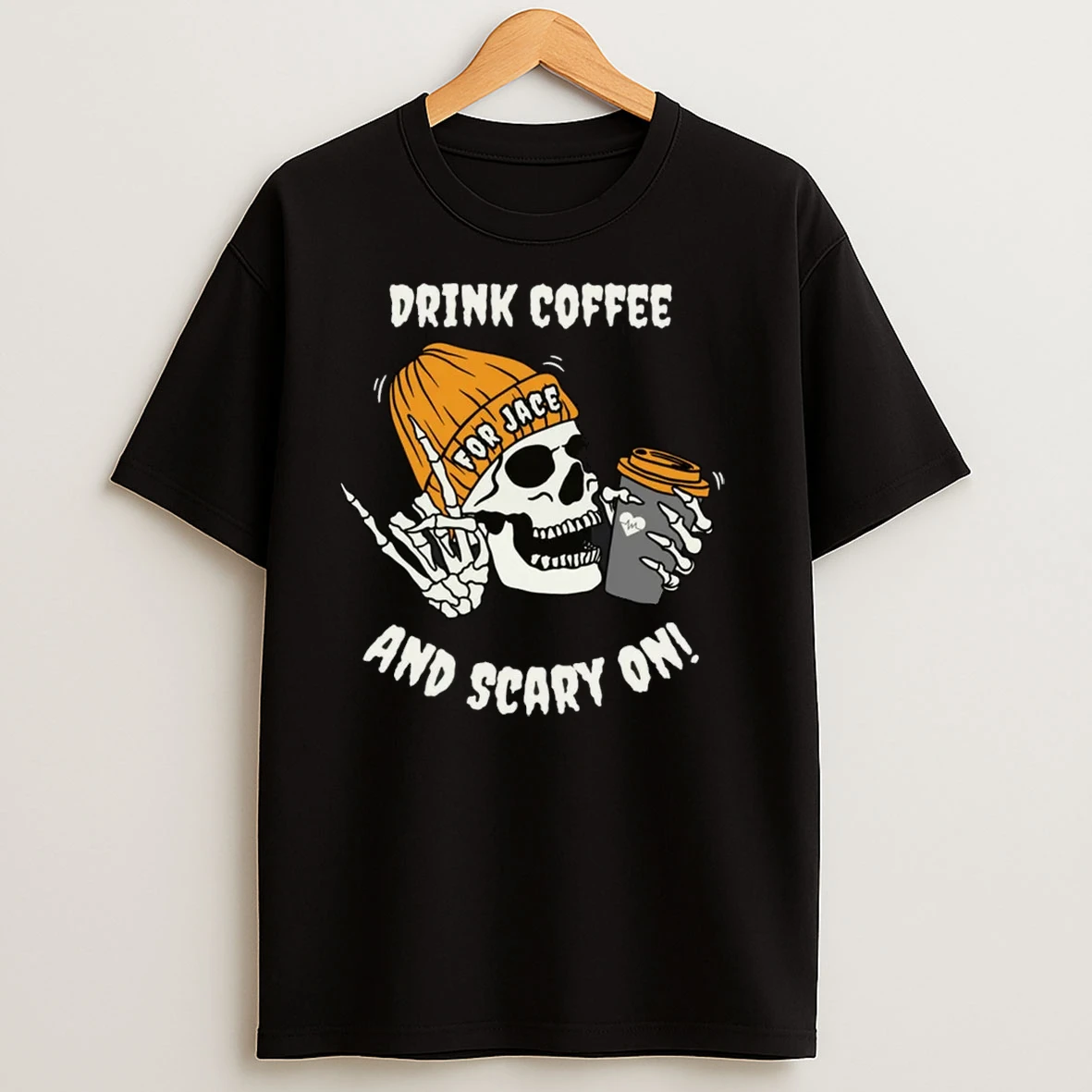 Coffee For Jace Halloween Edition Chd Awareness Shirts