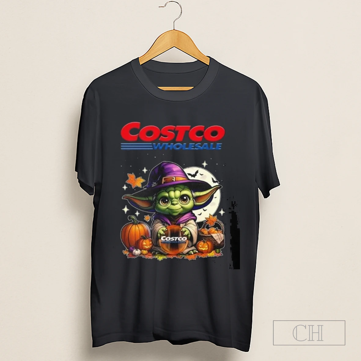Costco Wholesale X Baby Yoda Witch Halloween 2025 Shirt