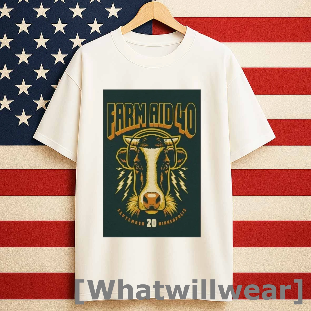 Cow Farm Aid 40 Minneapolis Show Shirts