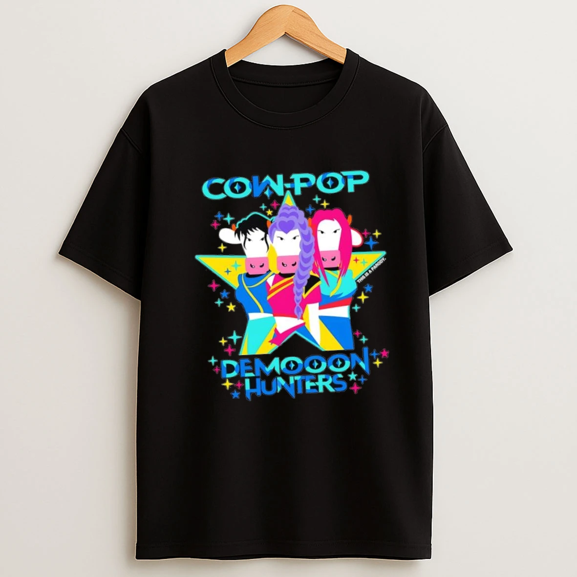 Cow Pop Demoooon Hunters This Is A Parody K Pop Aesthetic Shirts