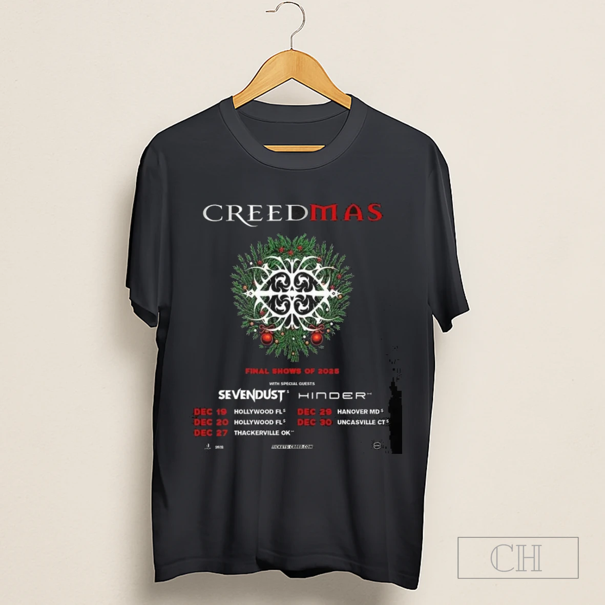 Creed Creedmas 2025 Final Shows Of 2025 Christmas On December Shirt