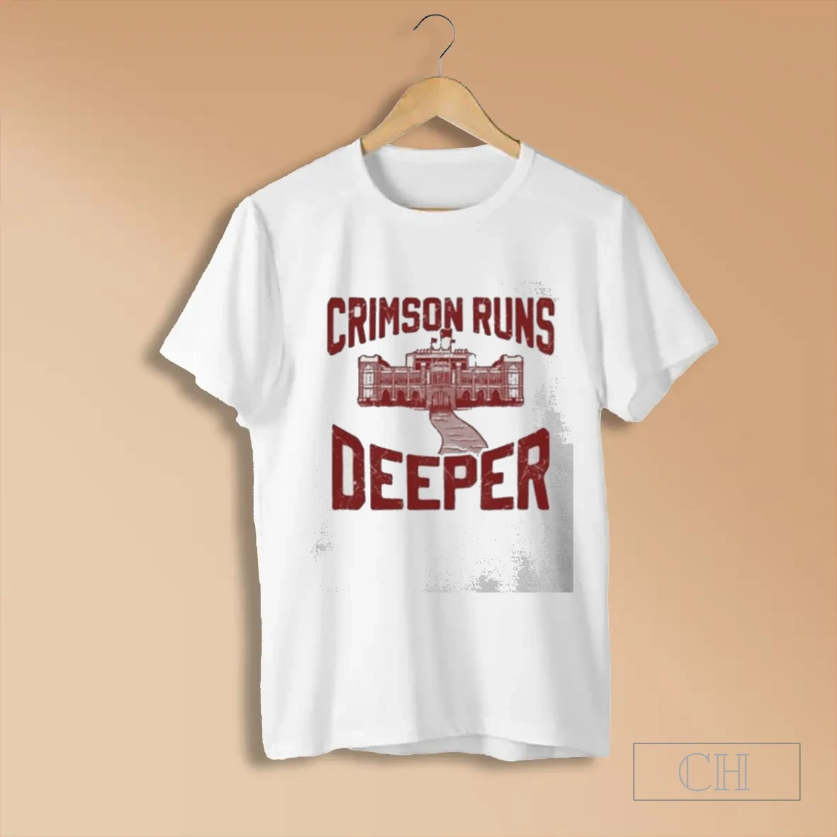 Crimson Runs Deeper T Shirts