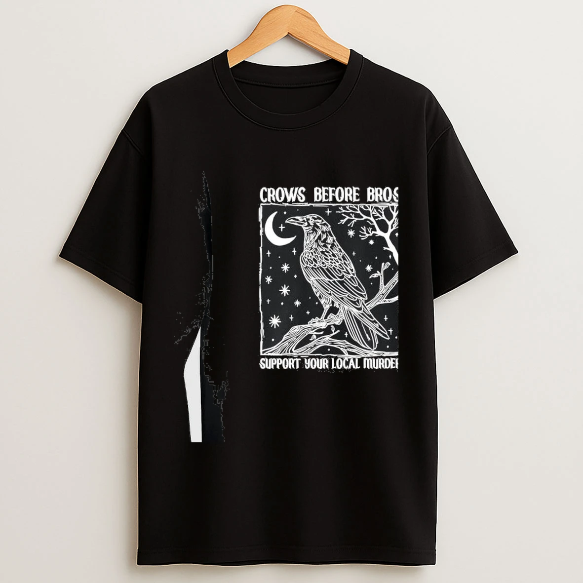 Crows Before Bros Support Your Local Murder Halloween Shirts