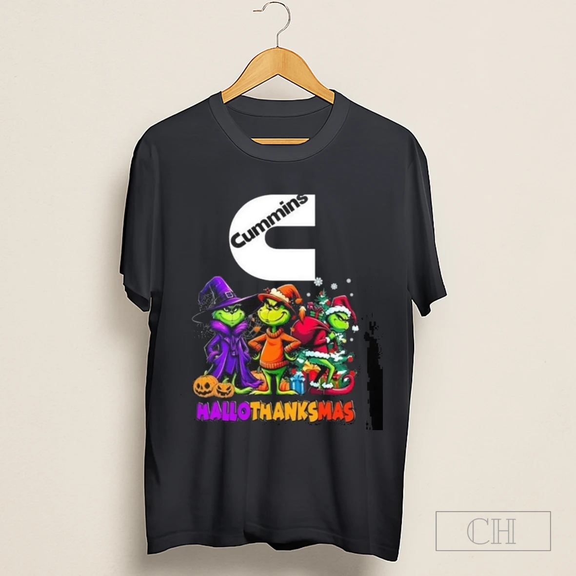 Cummins The Grinch Hallothanksmas 2025 Shirt