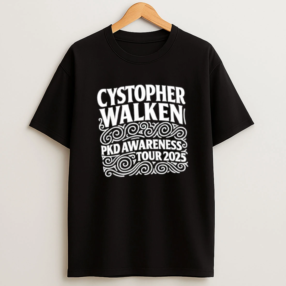 Cystopher Walken Pkd Awareness Tour 2025 Shirts