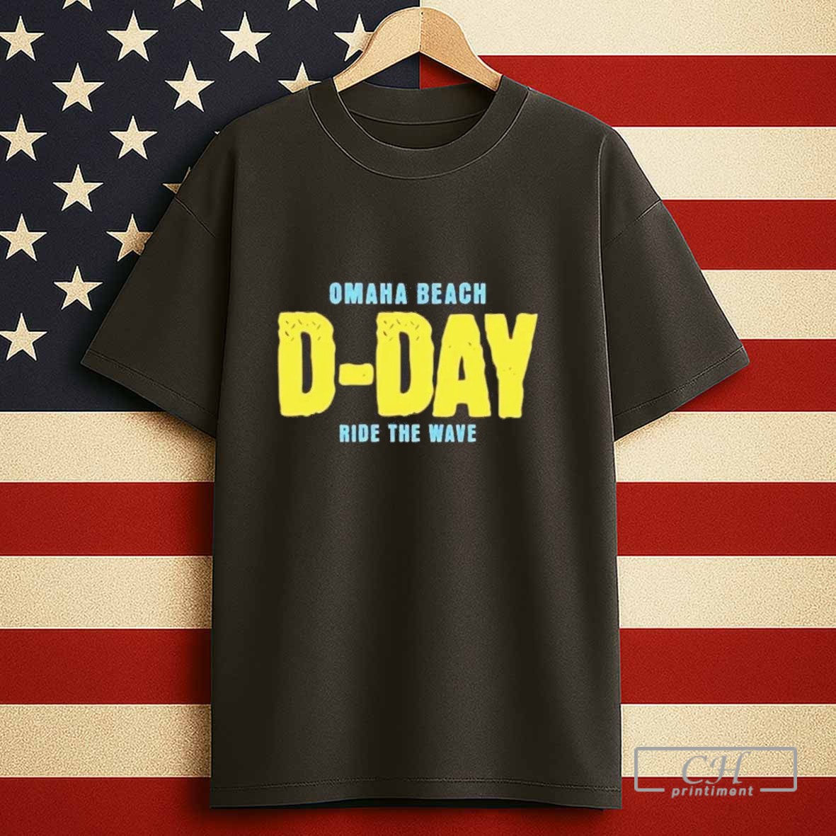 D Day Omaha Beach Ride The Wave Tshirt Sweater