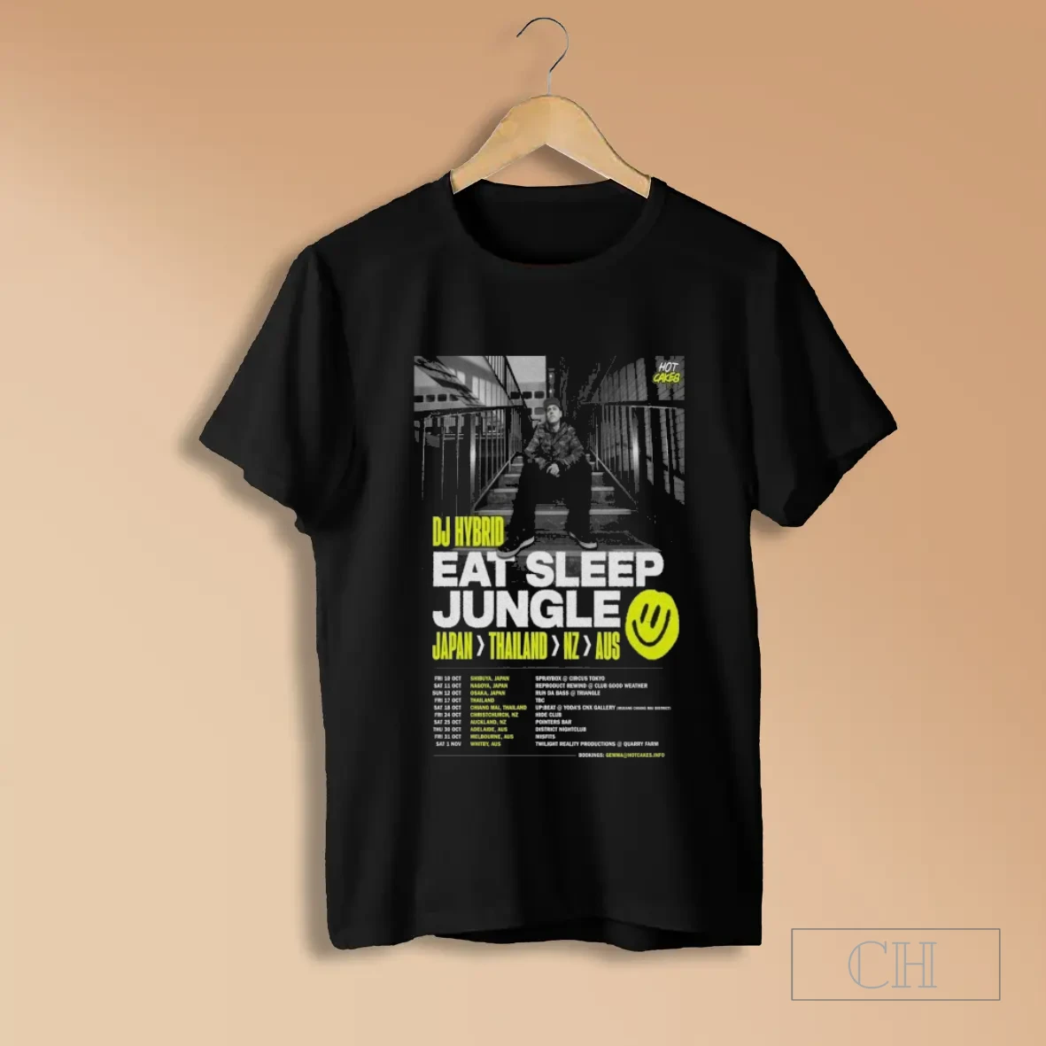Dj Hybrid Eat Sleep Jungle Tour Dates Japan Thailand Nz Aus 2025 T Shirts