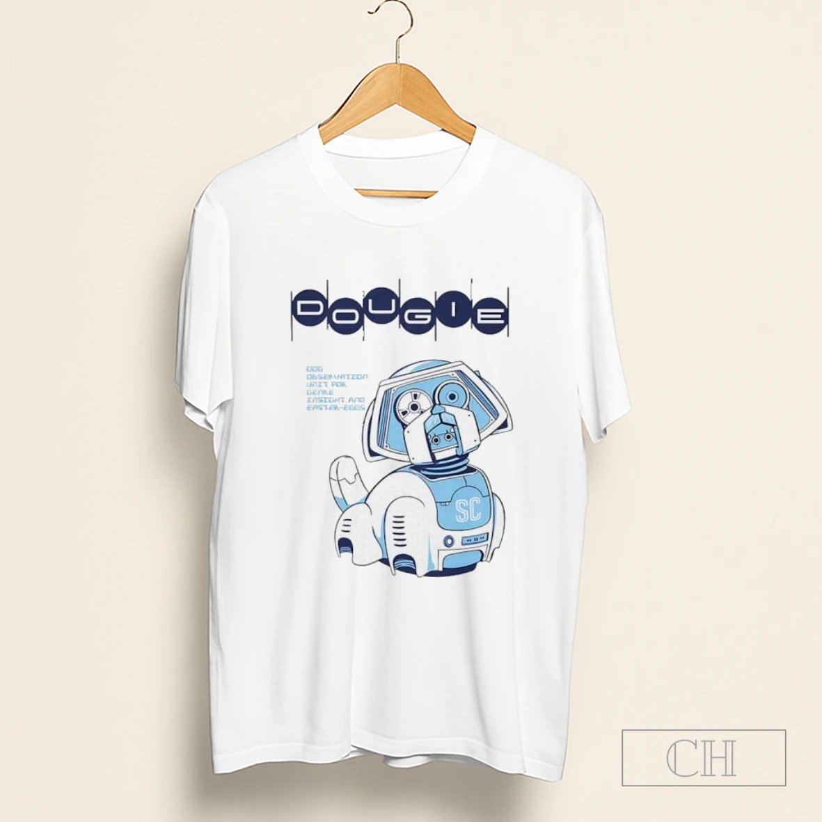 Dougie Dog Observation Unit For Genre Insight And Easter Eggs Robot Shirt