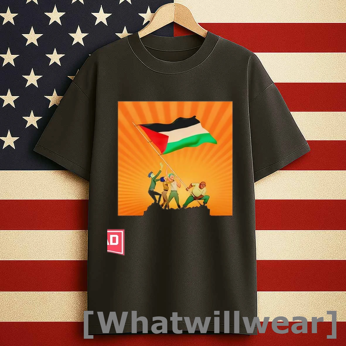 Damon Albarn Palestinian Sunrise By Gorillaz Shirts
