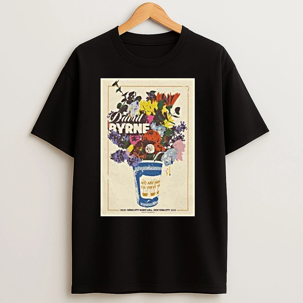 David Byrne Sep 30 2025 Radio City Music Hall New York Shirts