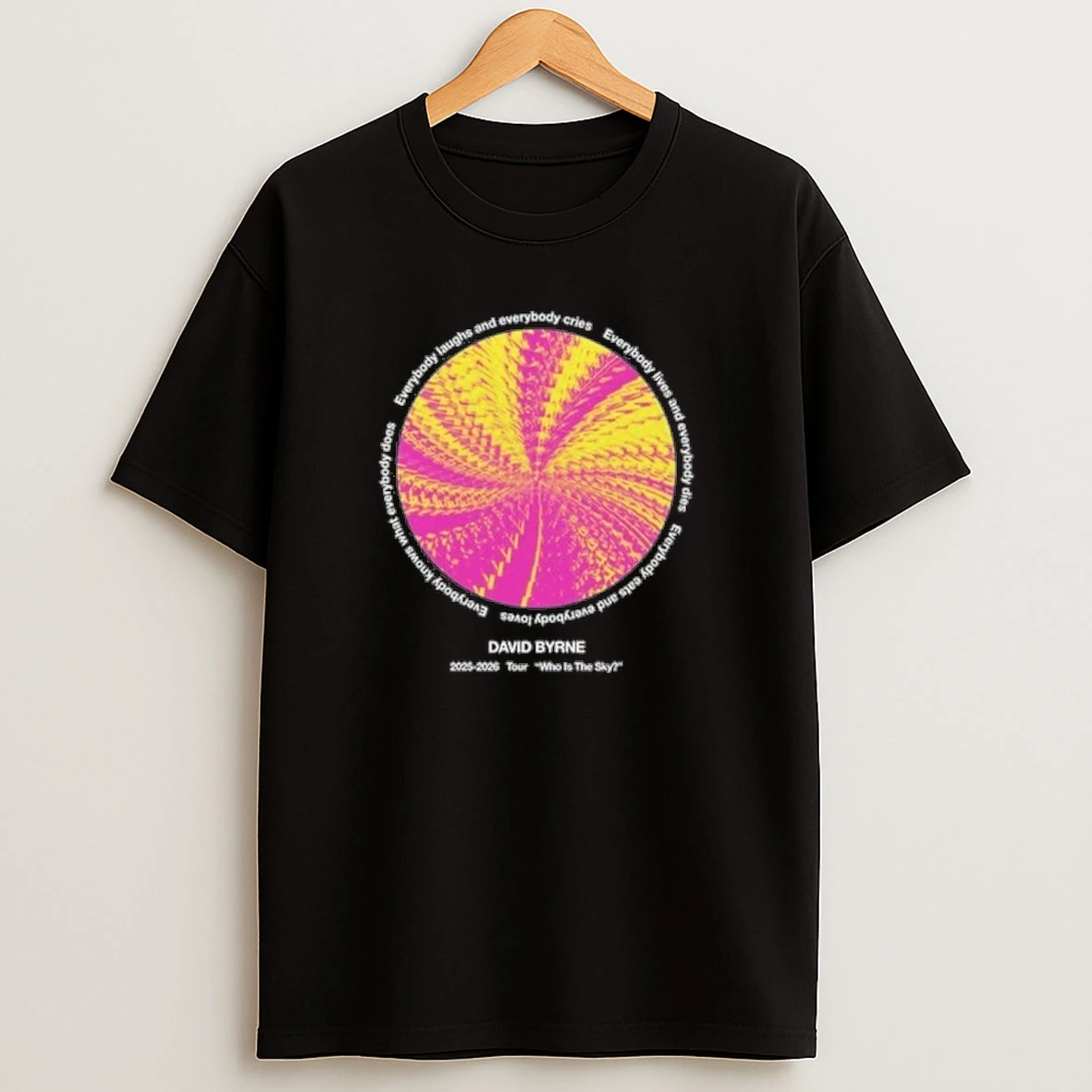David Byrne Who Is The Sky Tour 2025 2026 Shirts