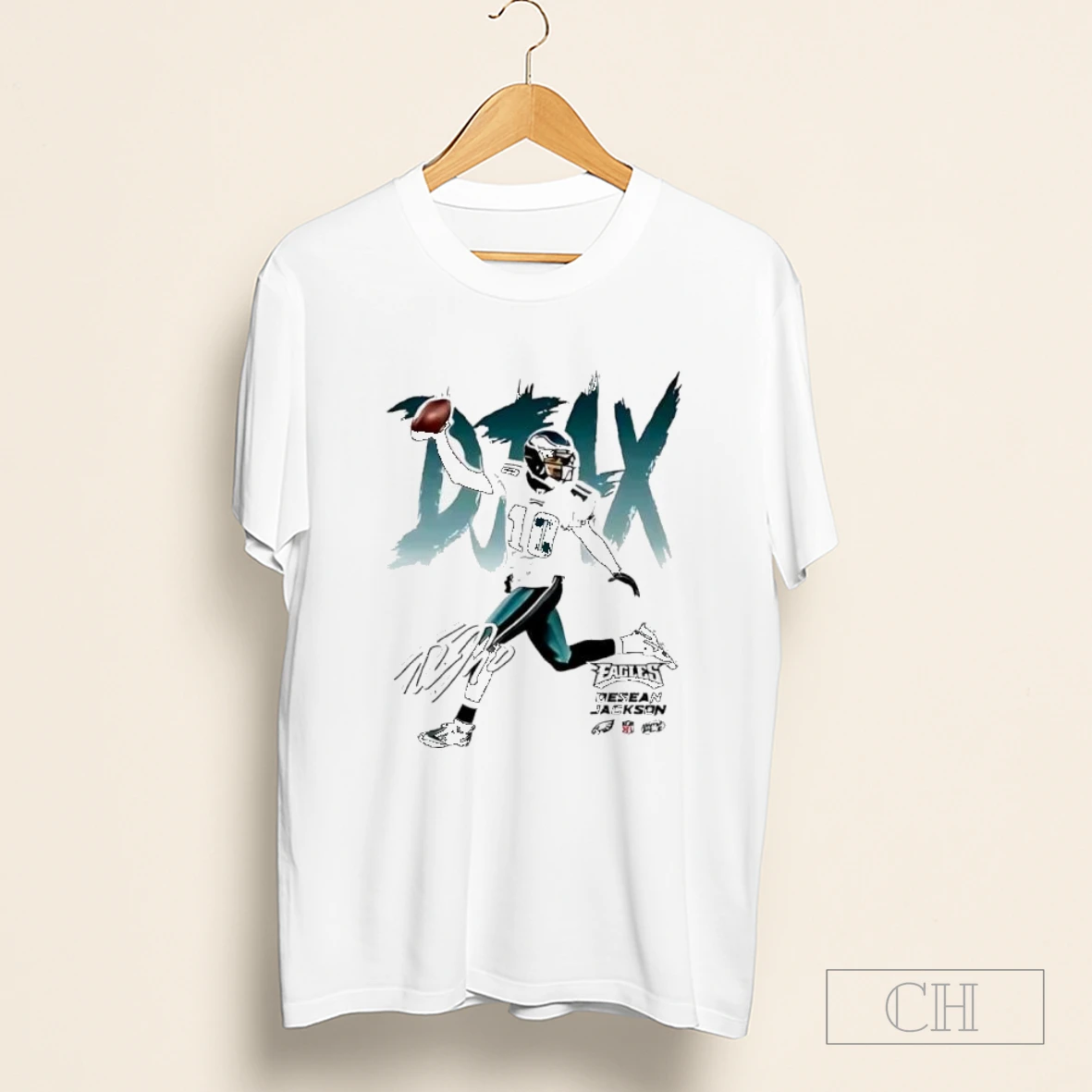 Desean Jackson Philadelphia Eagles Number 10 Signature Shirt